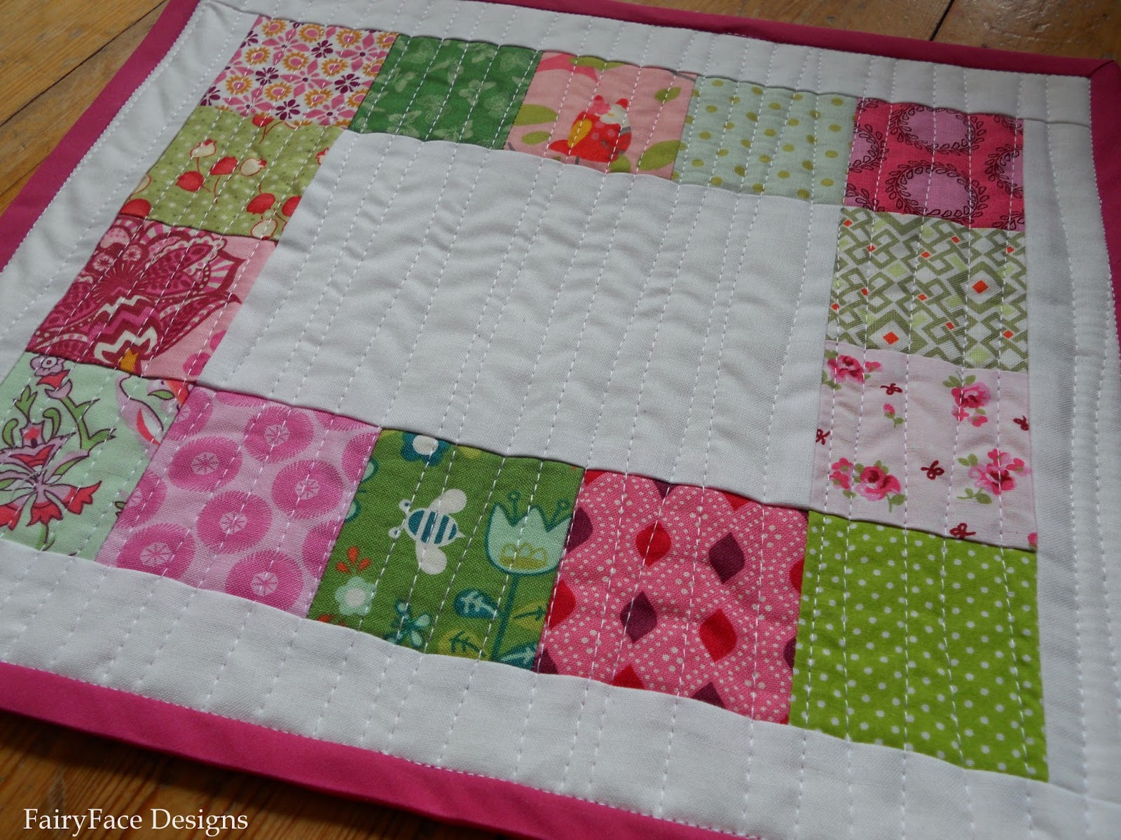 FairyFace Designs {Easy Peasy} Quilted Placemats Tutorial