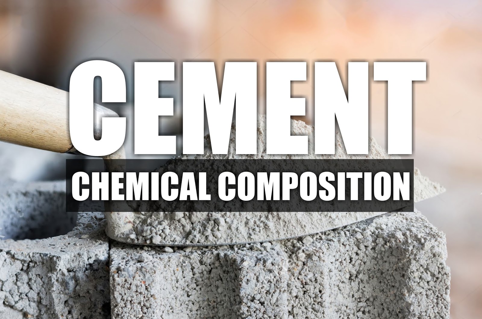 Chemical Composition of Cement