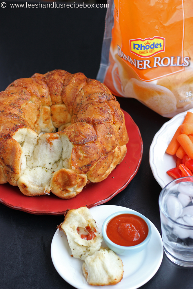 Leesh & Lu's Recipe Box Pizza Monkey Bread
