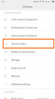 Second Space Xiaomi Intro