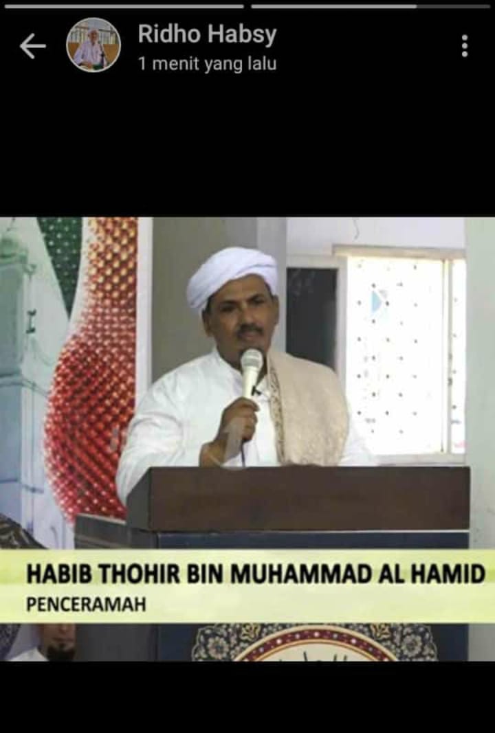 Telah Wafat Habib Thohir Bin Muhammad Alhamid Tanggul dan Syarifah