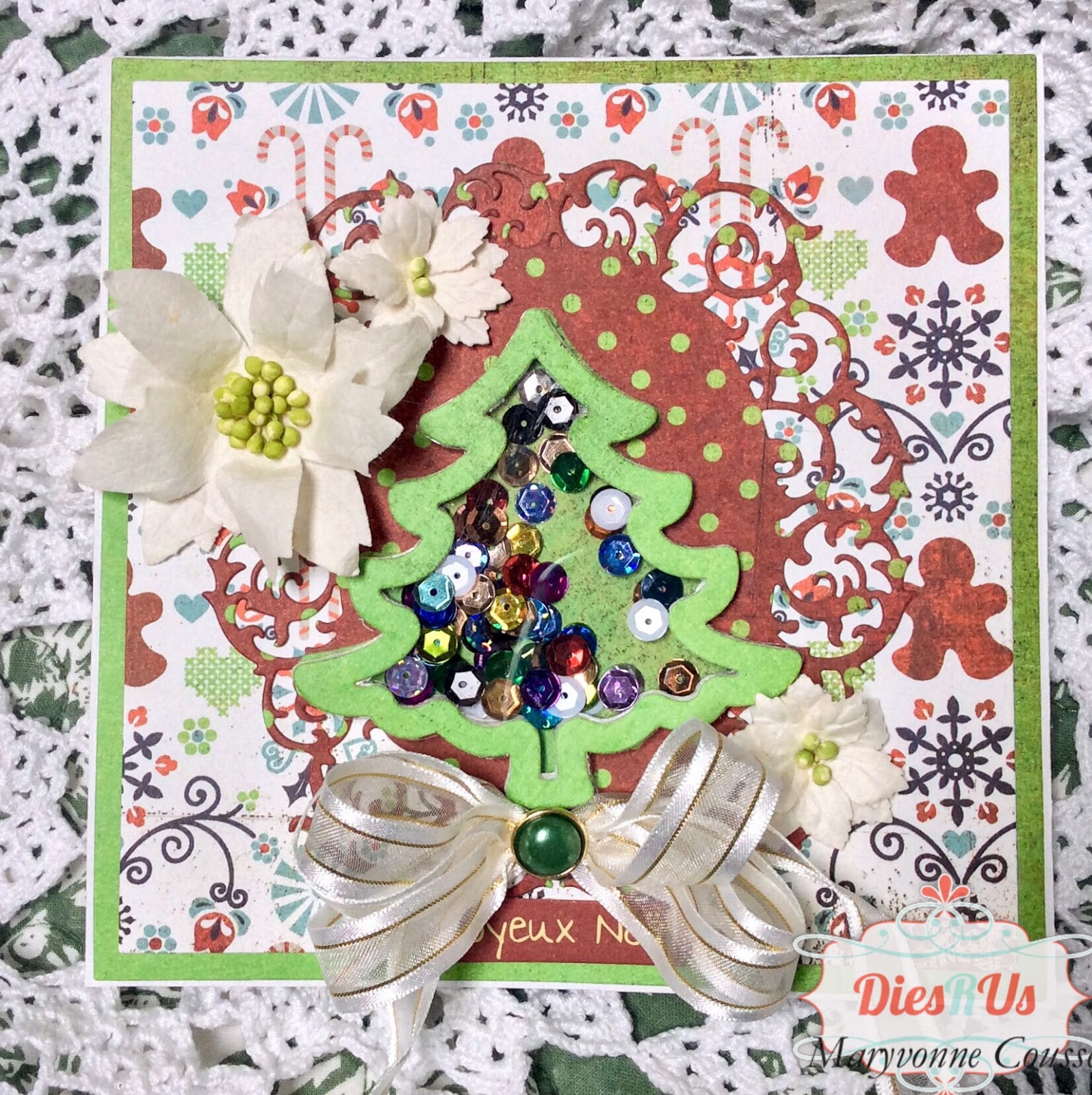 Dies R Us Shaker Christmas Tree