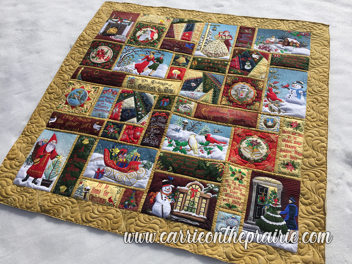 Carrie On The Prairie Mary's Victorian Christmas Quilt