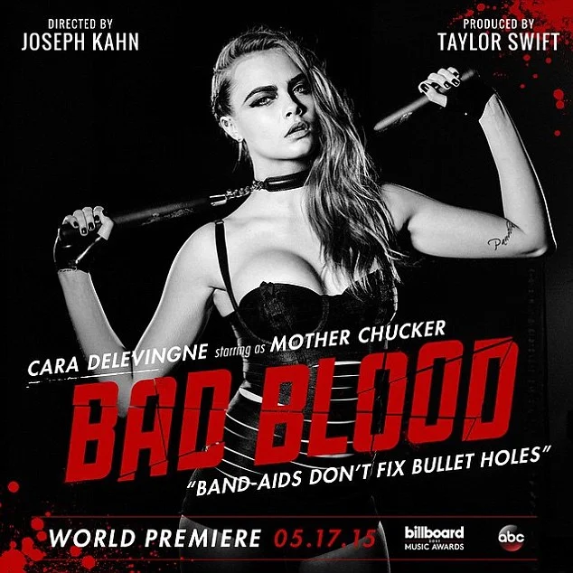 Cara Delevingne as 'Mother Chucker' for Bad Blood