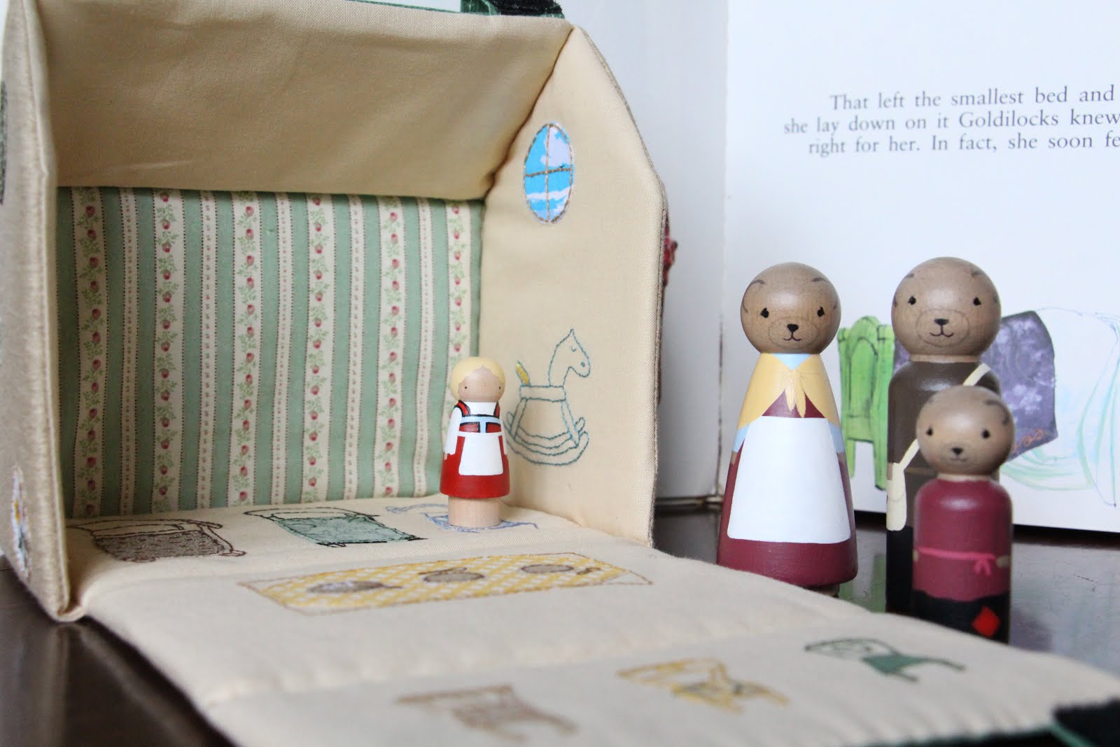 My Handmade Adventure The Three Bears A handmade dolls house