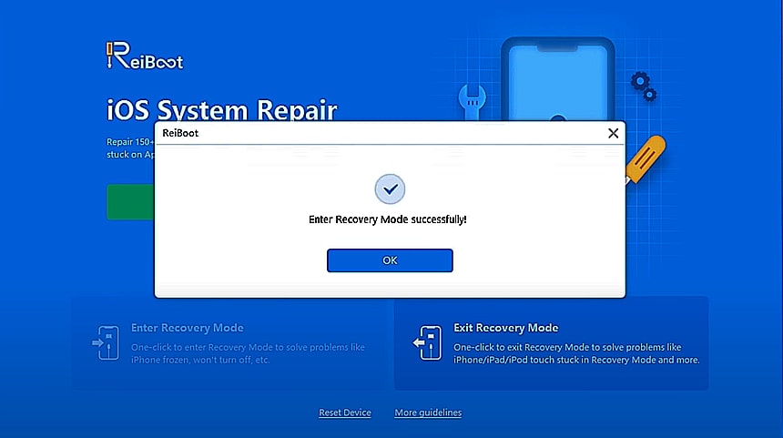 reiboot ios system repair
