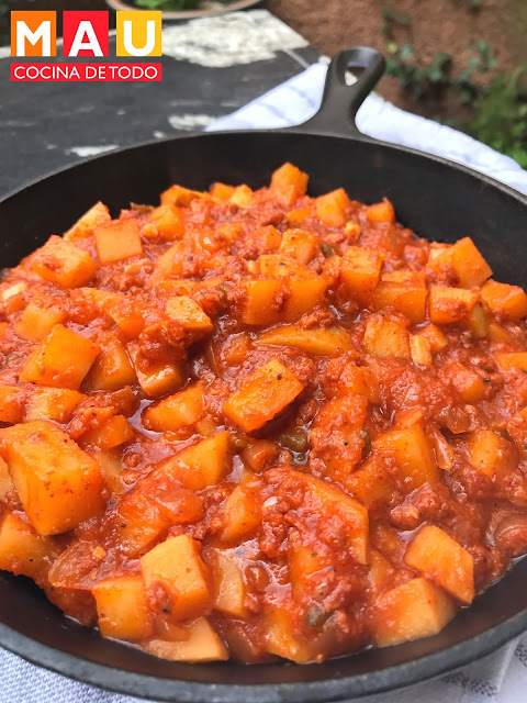 papas con chorizo mau cocina de todo receta facil