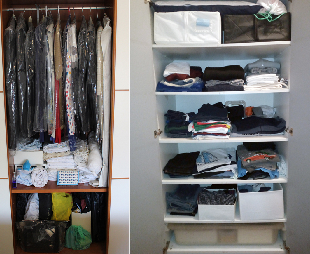 COME TENERE IN ORDINE L'ARMADIO // HOW TO ORGANIZE A TIDY CLOSET HOME SHAPED