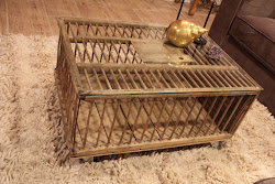 coffee chicken coop table turned she serendipity sheer casters installed bottom