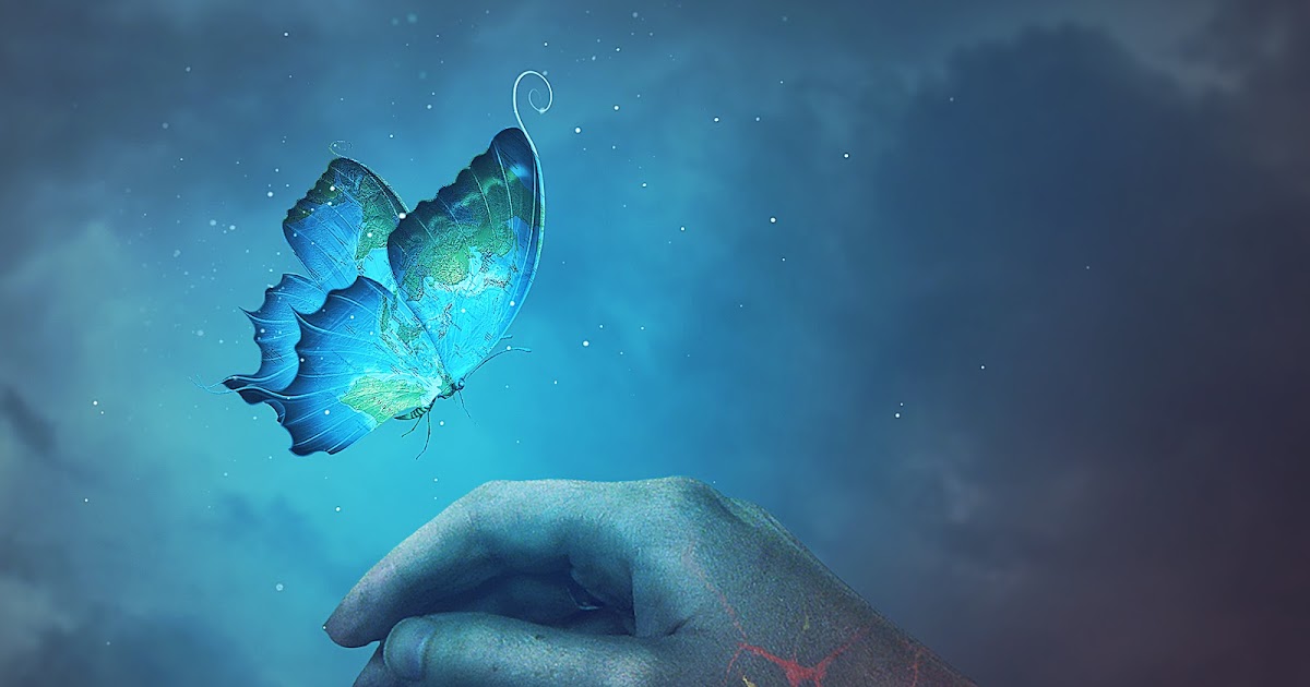 HOPE) Butterfly Effect Photo Manipulation Photoshop Tutorial - rafy A