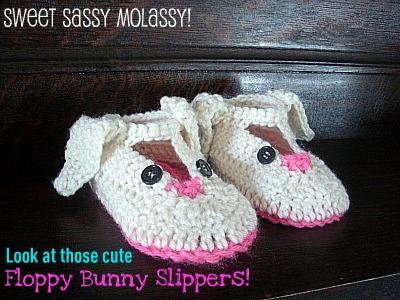 Free Crochet Pattern Bunny Slipper | Crochet Guild