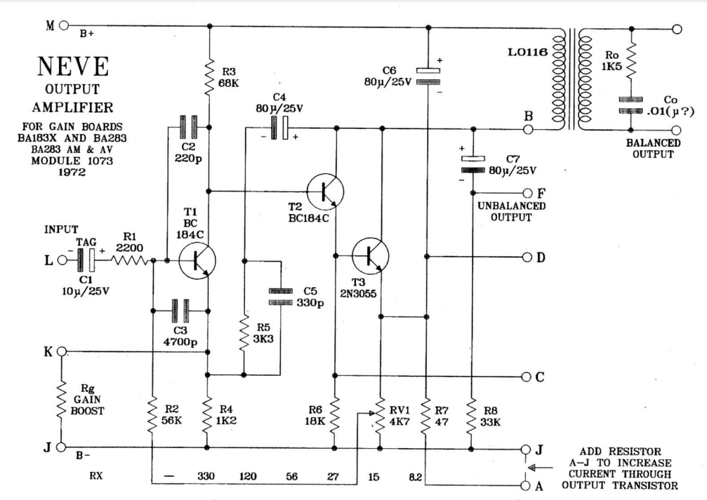 Guitar Effects - Vero - Point to Point - Tag Board Layouts: NEVE: 1073