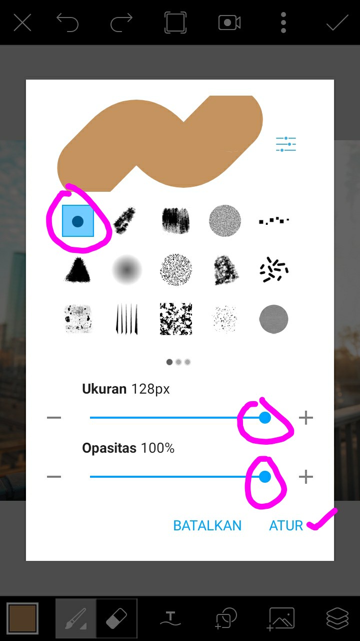 Tutorial Edit Foto CoratCoret / Eraser Tool (Picsart Tutorial
