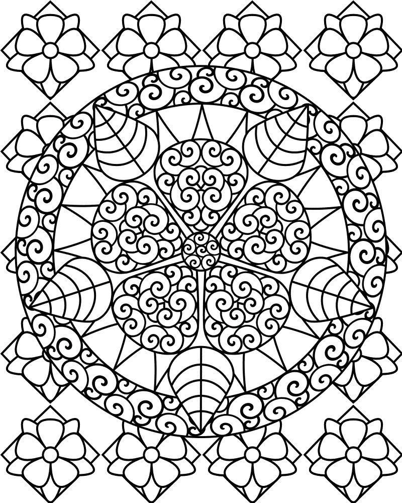 Geometric Free Printable Coloring Pages coloring.filminspector.com