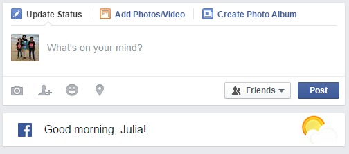  Facebook Say...Good Morning,Julia ! 