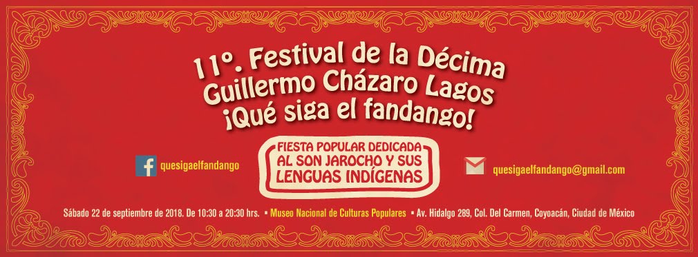 11o. Festival de la Décima Guillermo Cházaro Lagos