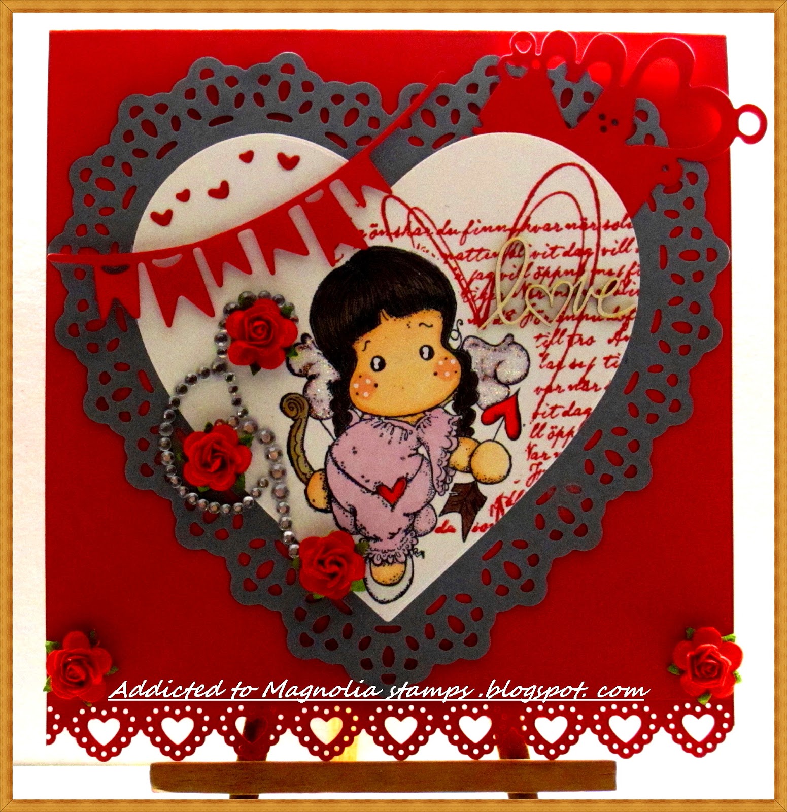 Addicted to Magnolia stamps: Cupid Angel Tilda ! A Touch of Love 2016 ...