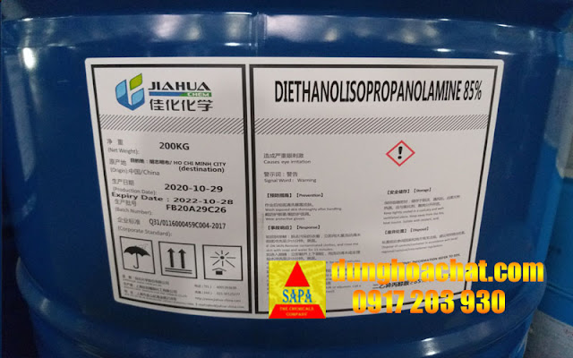 chất trợ nghiền Diethanolisopropanolamine (DEIPA) 85%