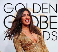 priyanka chopra cleavage show photos at golden globe awards 2017%2B%25287%2529