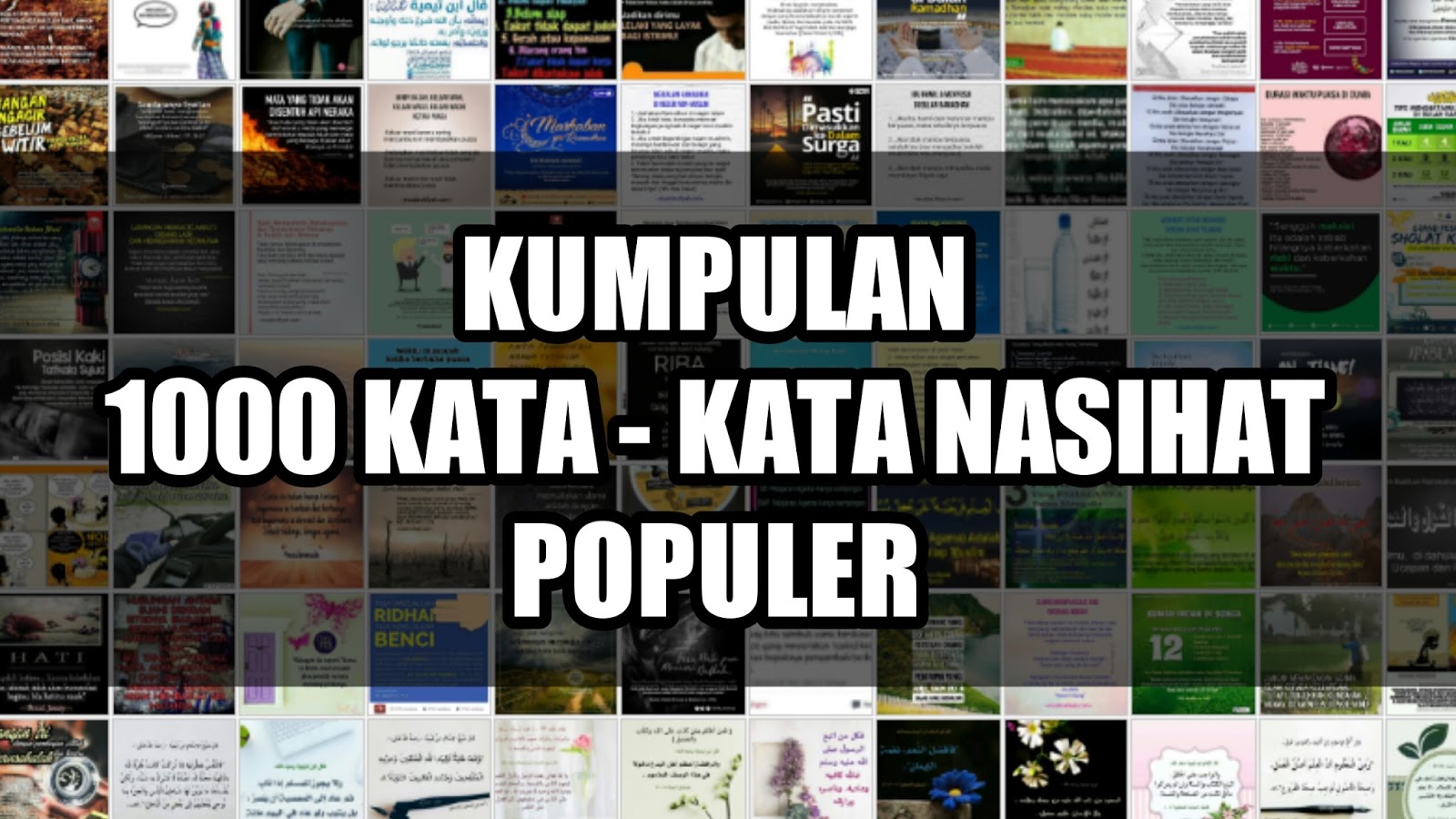 Artikel Islami Download Kumpulan 1000 Gambar Kata Nasihat Populer