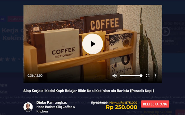 belajar bikin kopi ala barista