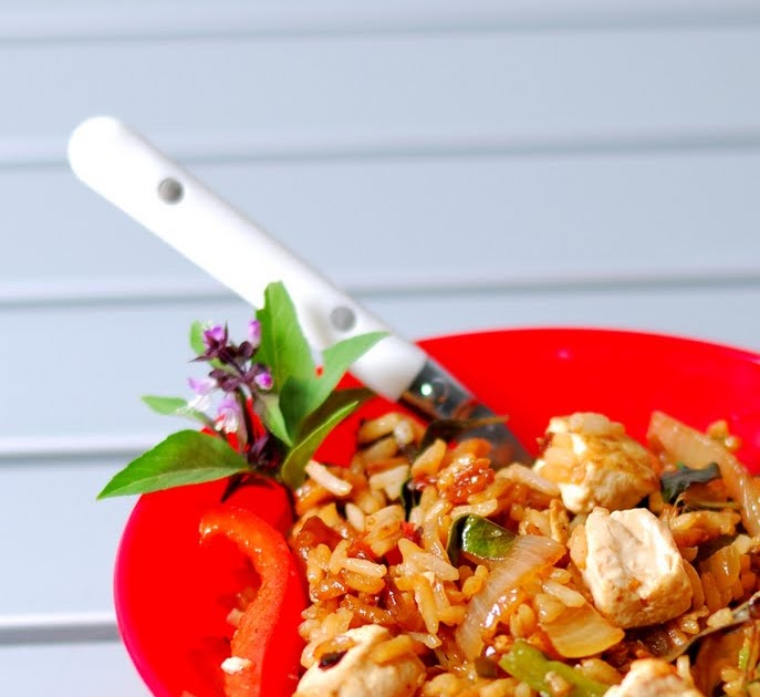 Thai Basil Tofu Fried Rice
