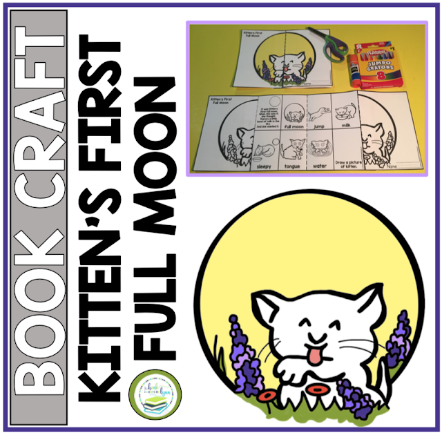 KITTEN'S FIRST FULL MOON BOOK CRAFT ~ Book Units by Lynn