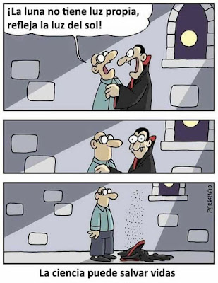 Meme de humor sobre vampiros