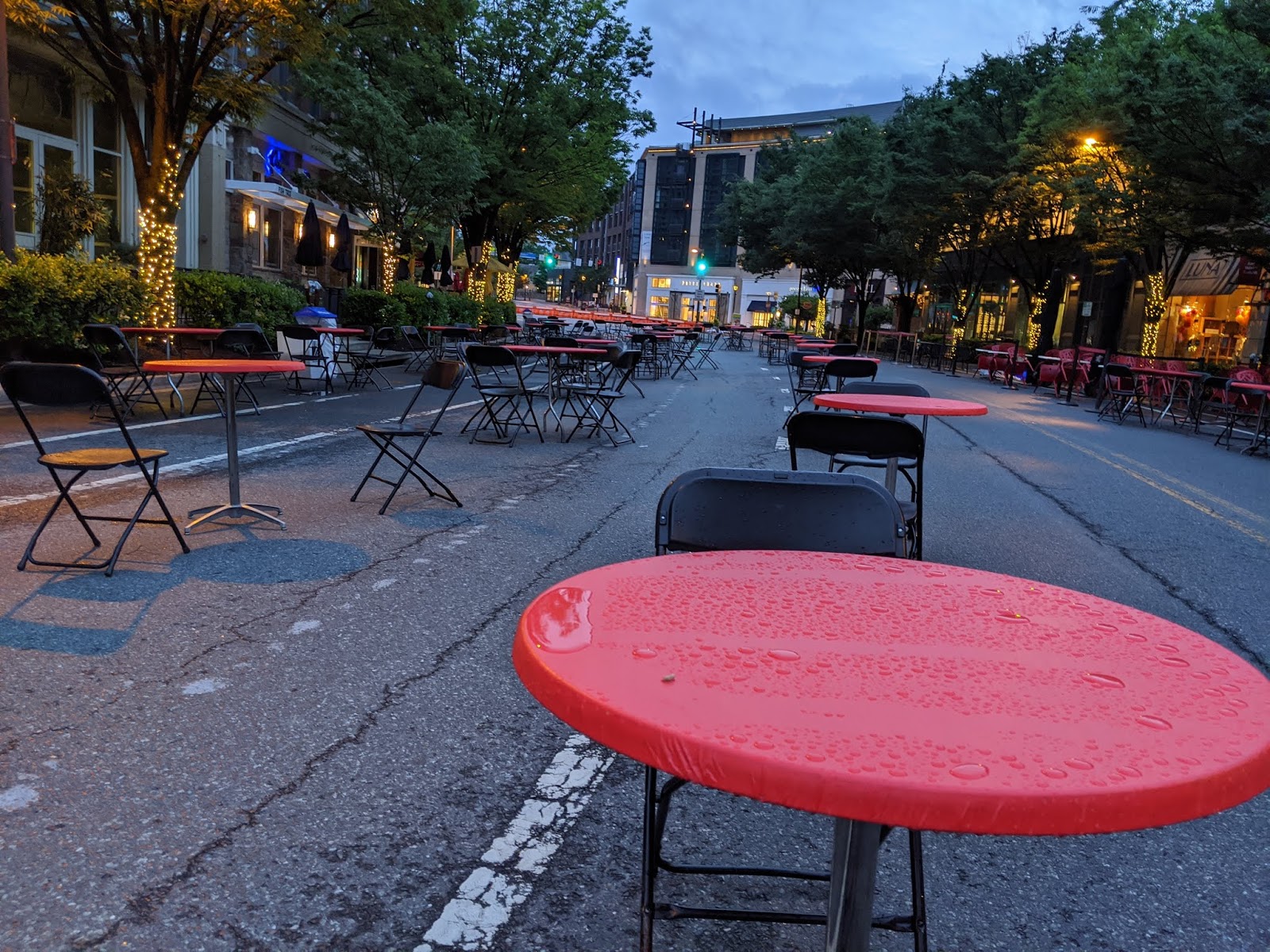 Robert Dyer Bethesda Row Bethesda Streetery outdoor dining begins