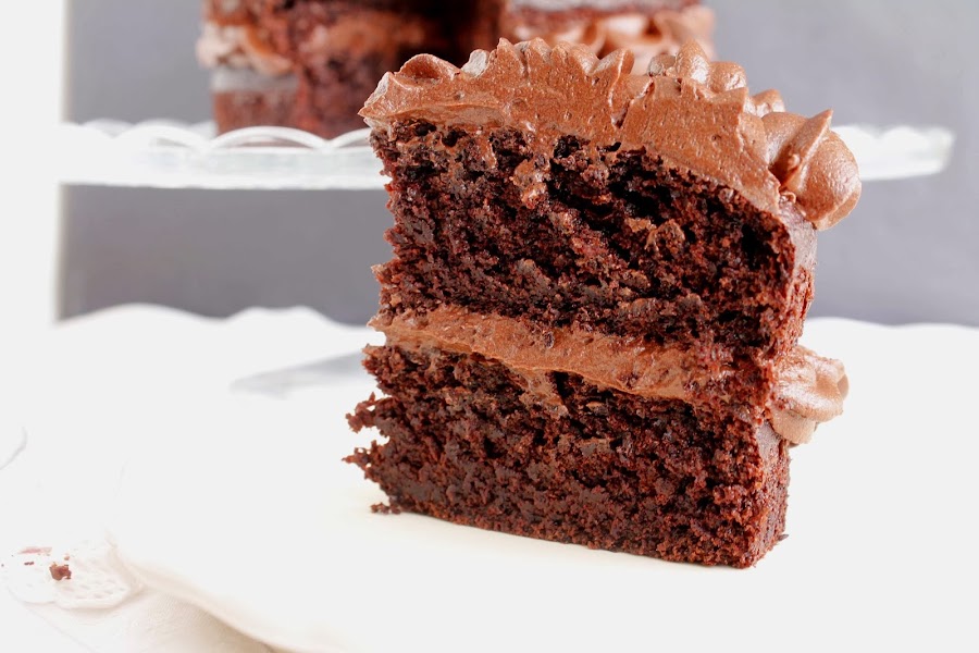 Receta Layer cake de chocolate y buttercream de chocolate