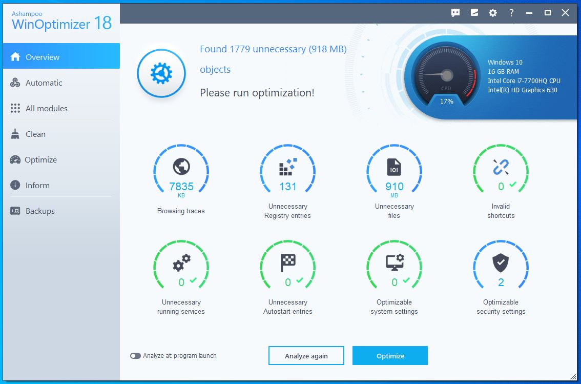 Ashampoo WinOptimizer 18 Full Version - Software Coupon Codes