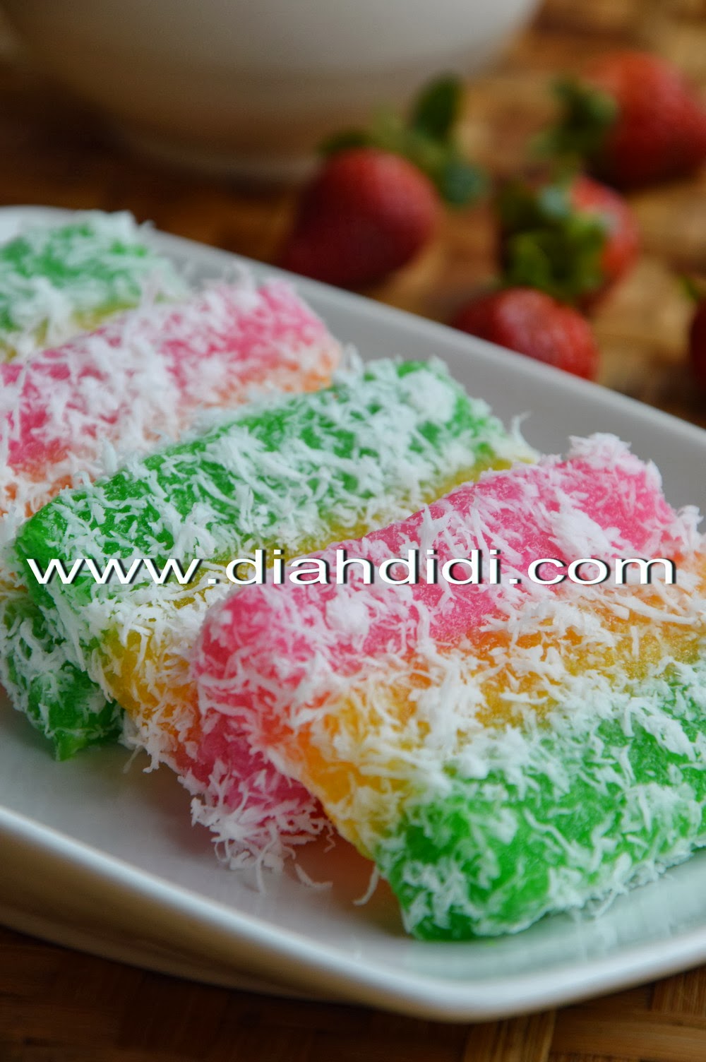 Gambar Kue Lapis Singkong Pelangi Resep Bunda Rumahan
