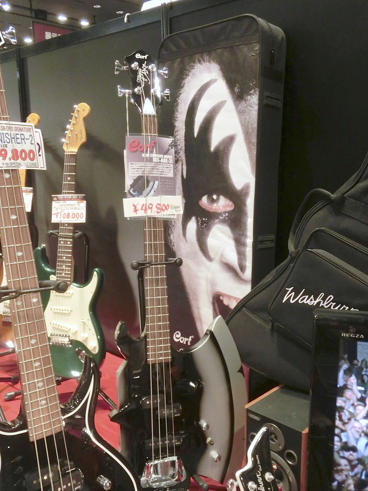 CORT Axe-2 斧型ギター KISS ジーンシモンズ Cort GS-AXE-2