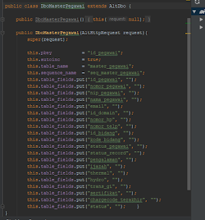 Cara membuat Pemograman Java this input table menggunakan Query ...