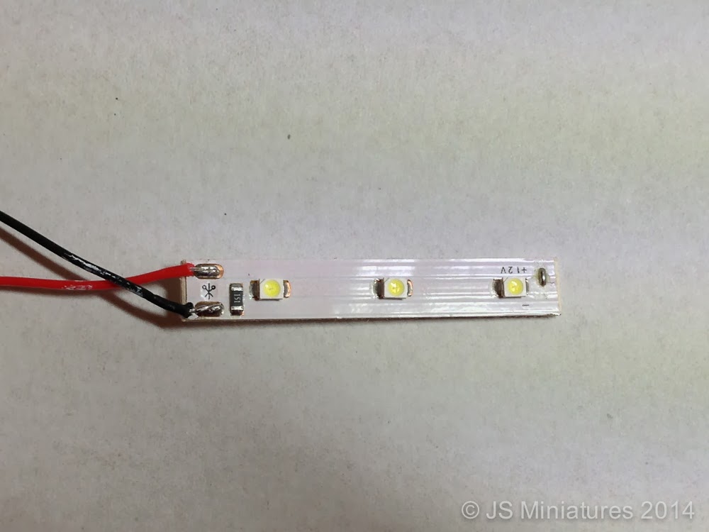Pre-wired flexible LED strip