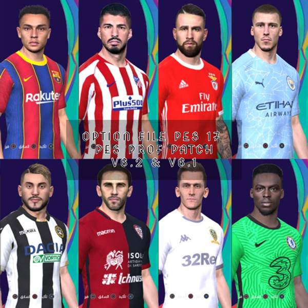 New Option File For Pes Professional Patch V6 2 Pes 2017 Pes Patches