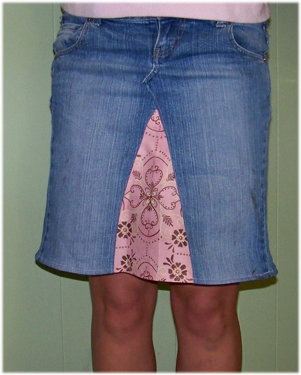 Make Your Own Jean Skirt 14