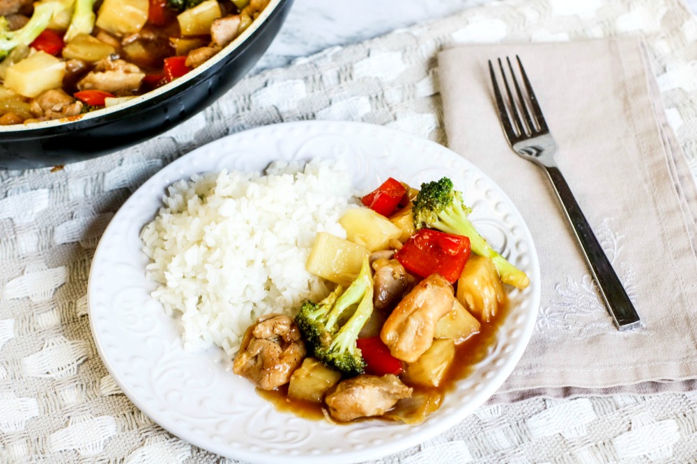 Pineapple Chicken Stir fry