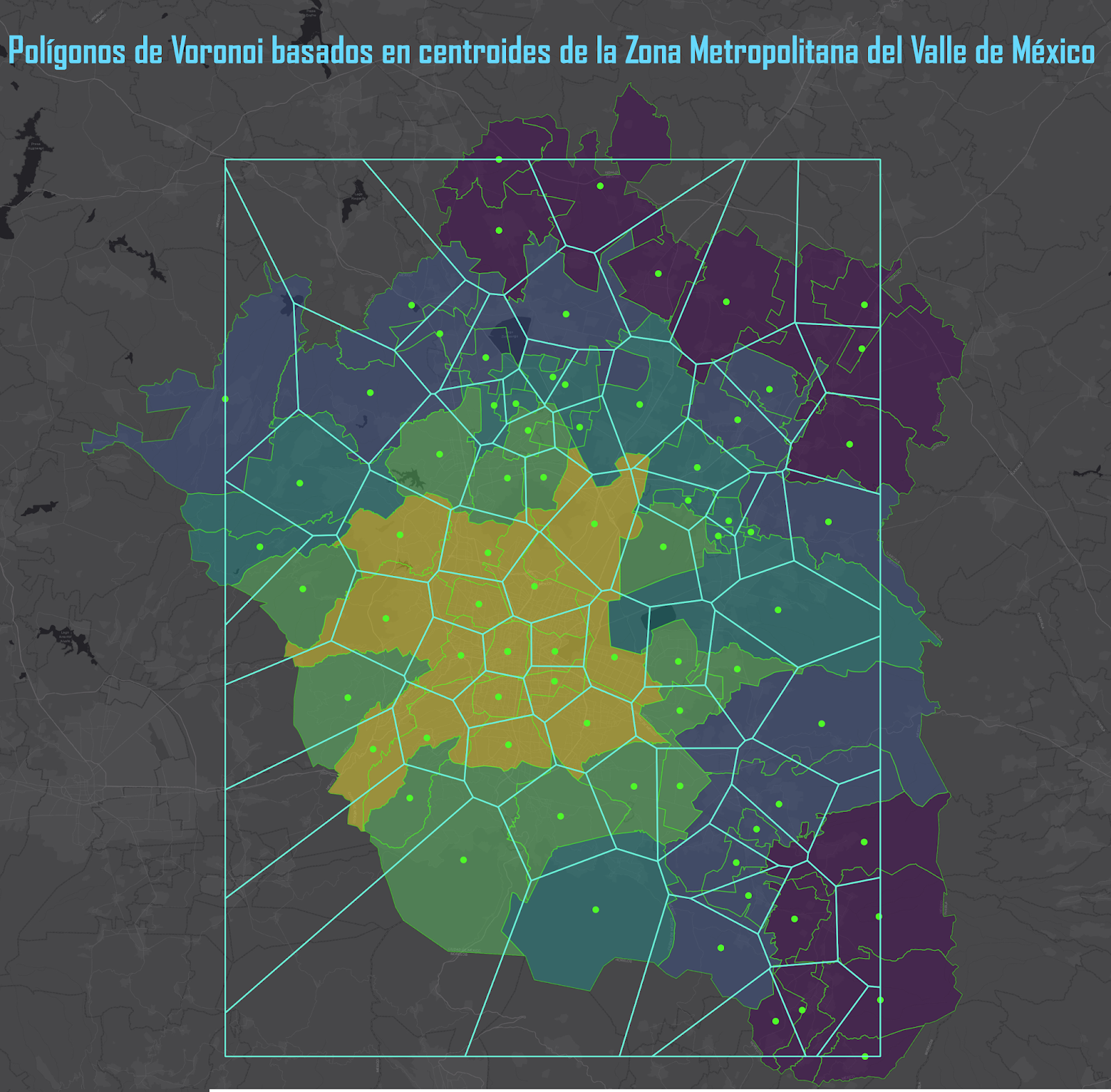 CEDRUS UNAM : Polígonos de Voronoi