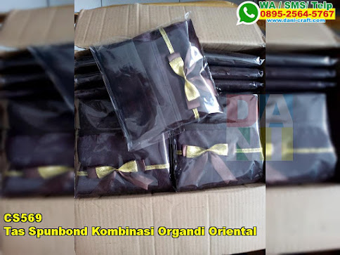 Tas Spunbond Kombinasi Organdi Oriental