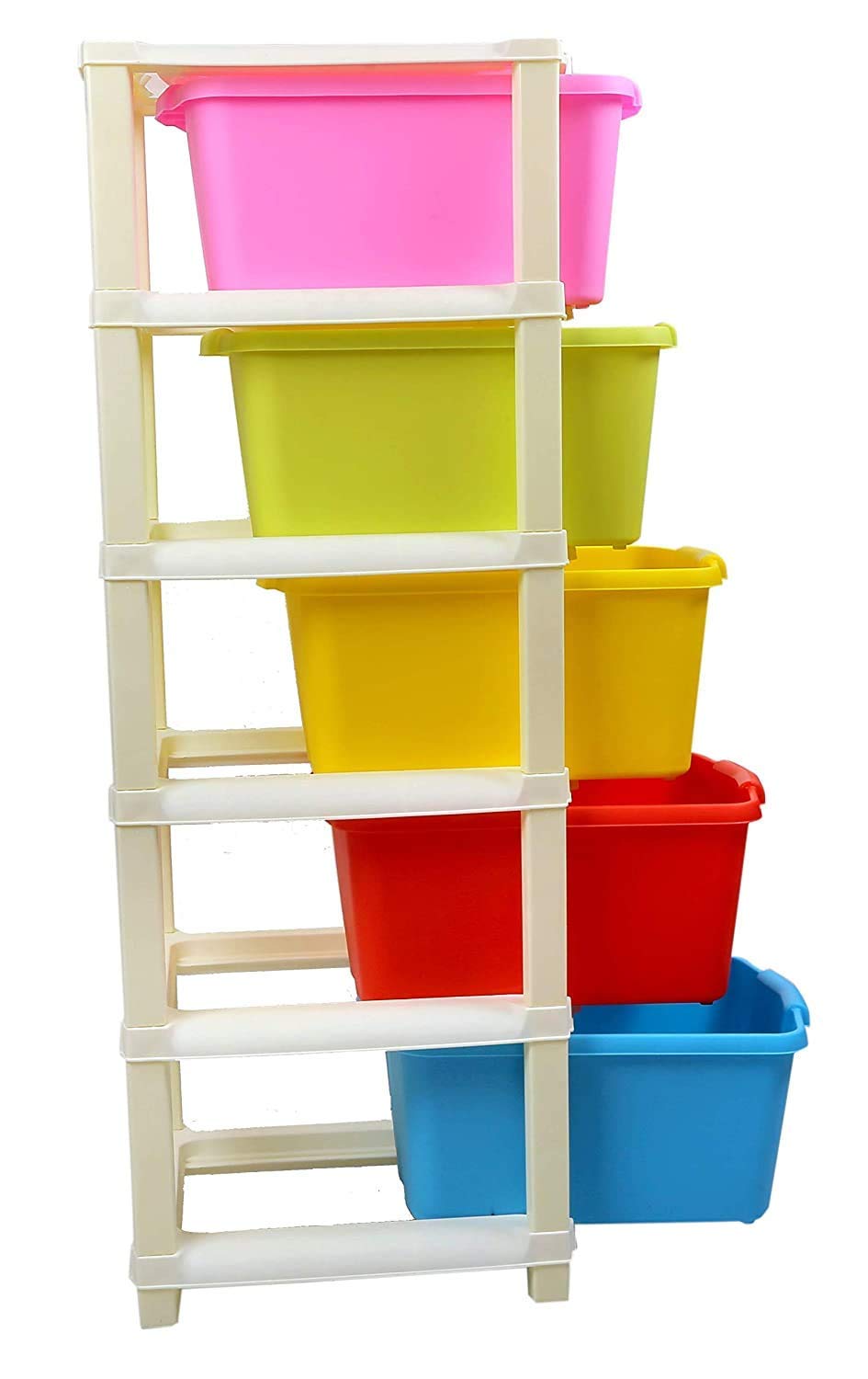 5 Layer Foldable Modular Drawer Organizer Multipurpose Drawers Boxes