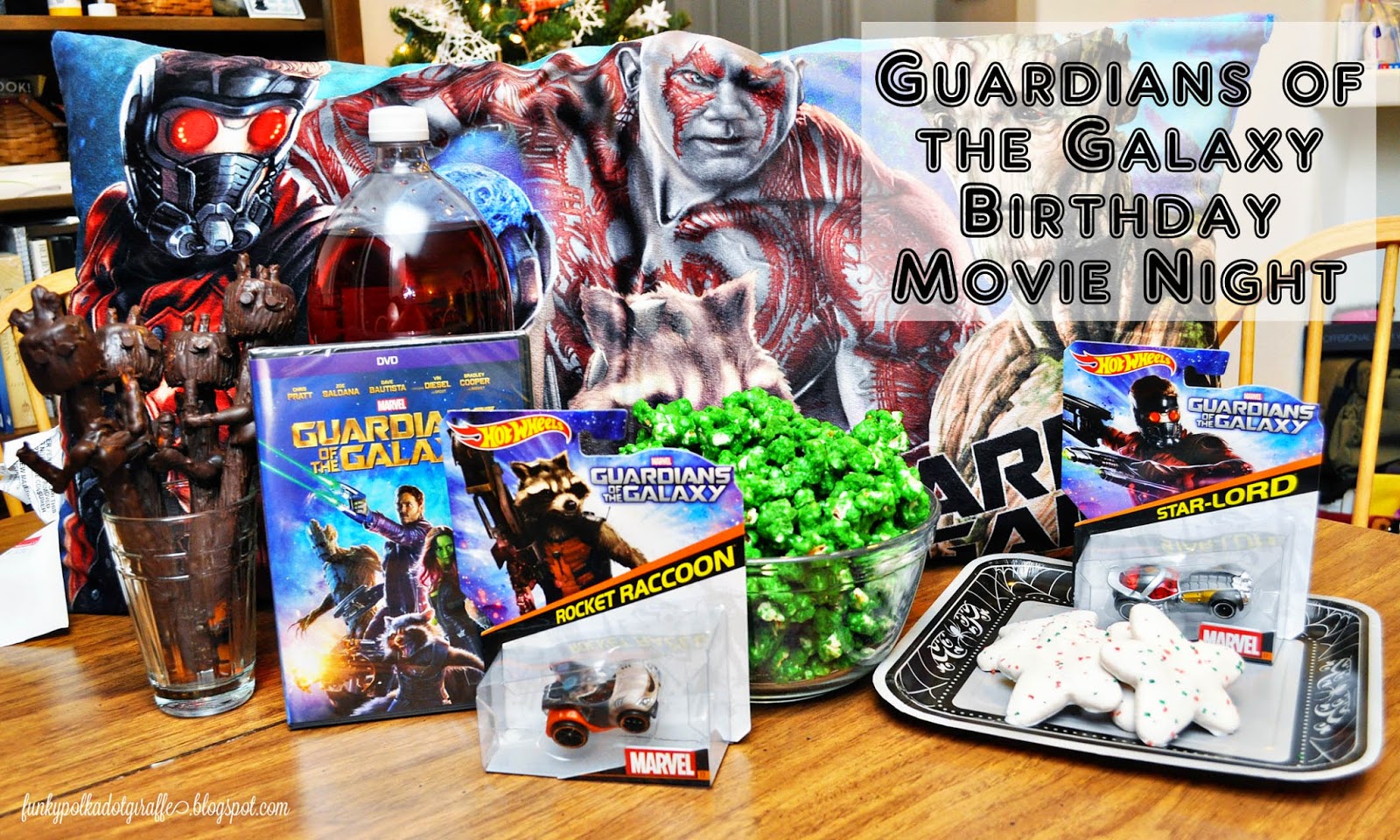 Funky Polkadot Giraffe: Guardians of the Galaxy Birthday Movie Party