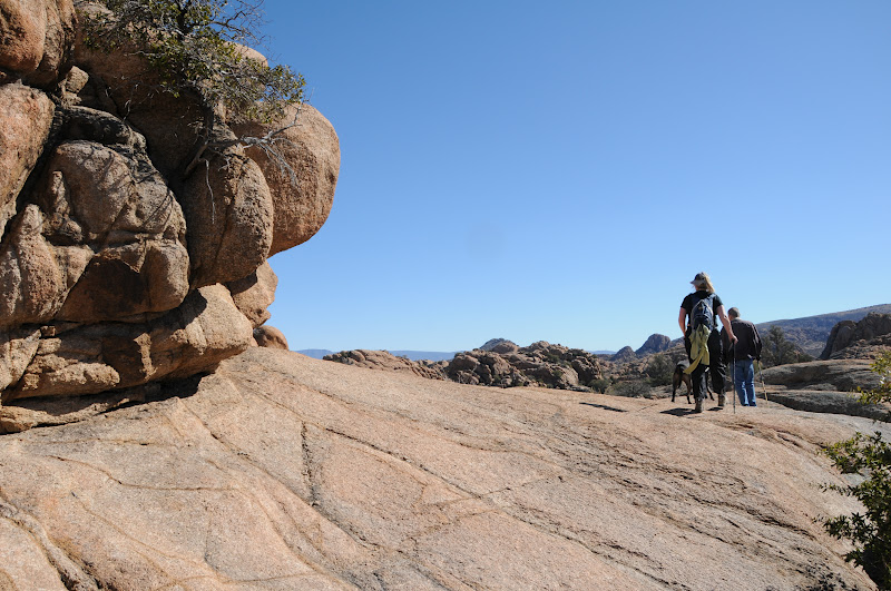 Arizona Hiking Prescott slickrock hiking