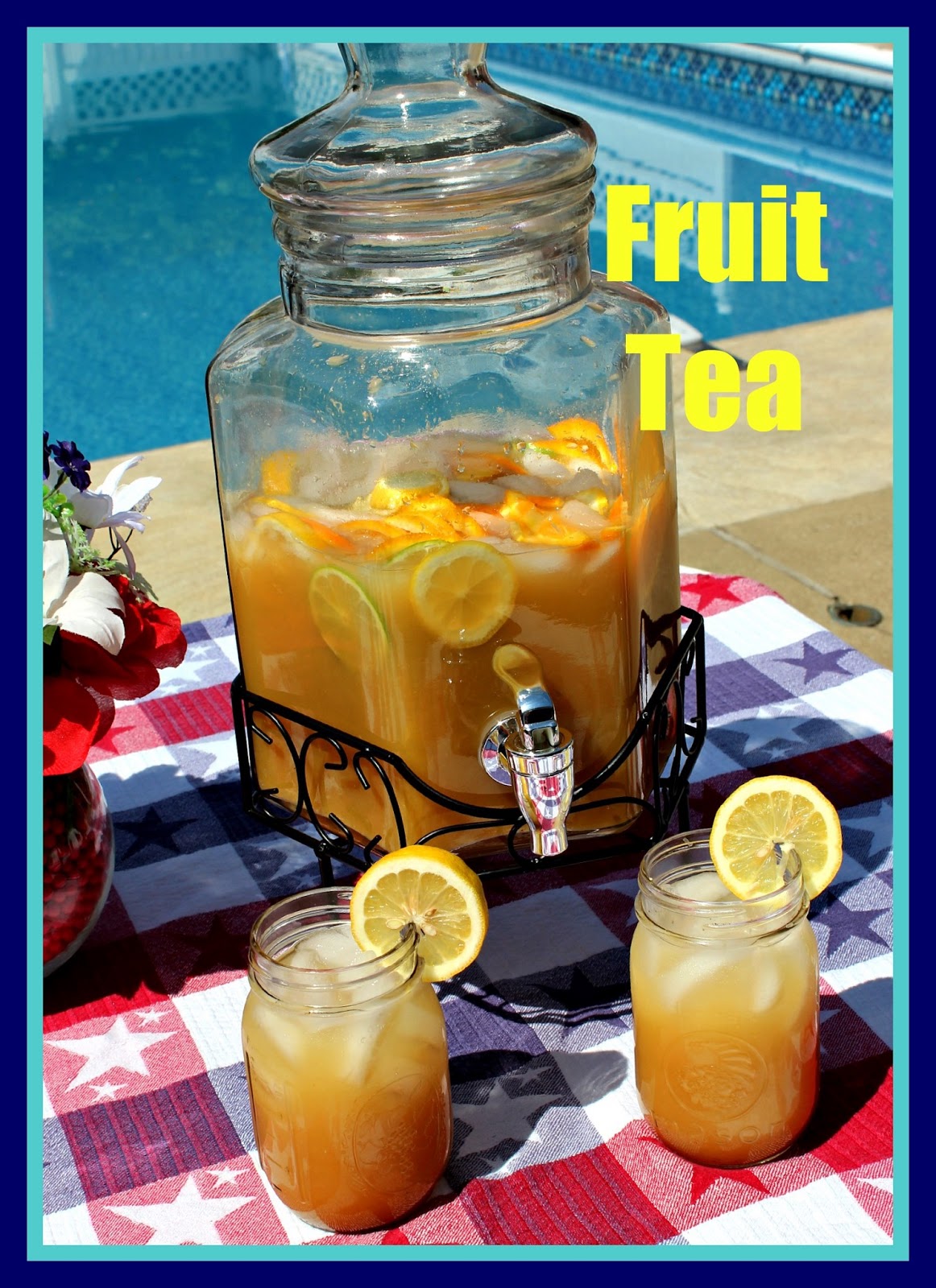 Sweet Tea and Cornbread Southern Fruit Tea!