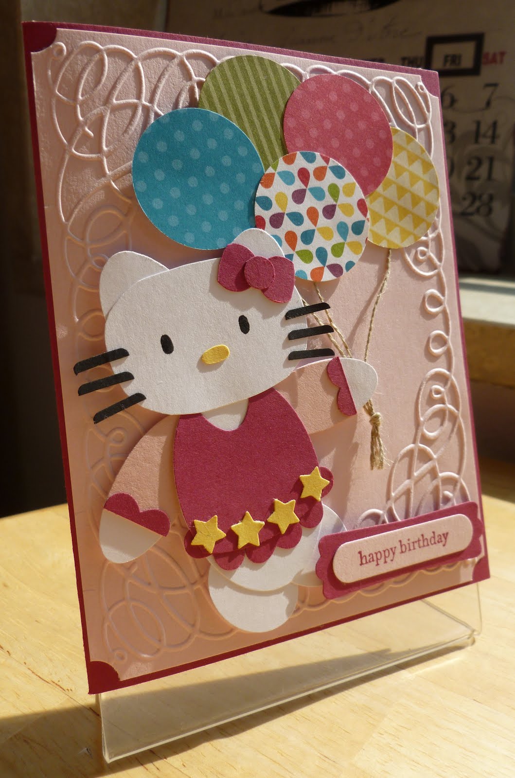 Jeannie's Happy World: Hello Kitty Birthday Card