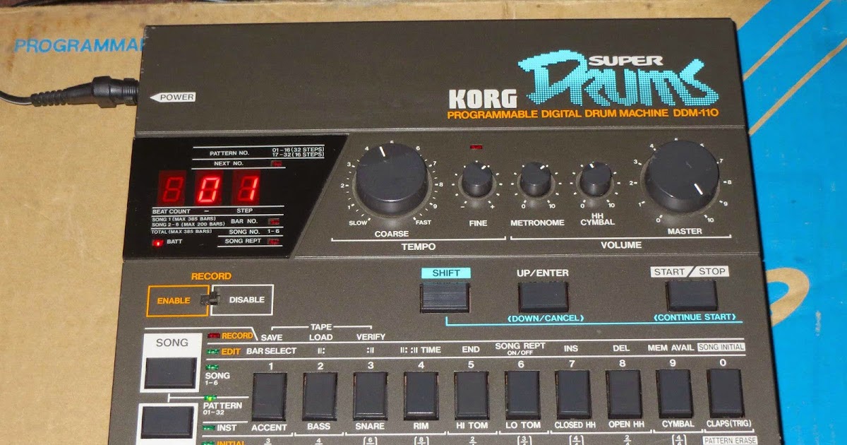 Korg DDM-110 (Digital Drum - JonDent - Exploring Electronic Music
