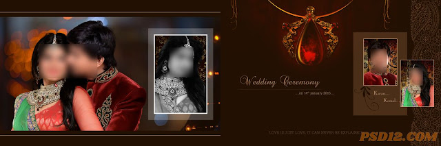 Latest Pre Wedding Album PSD DM Sheets