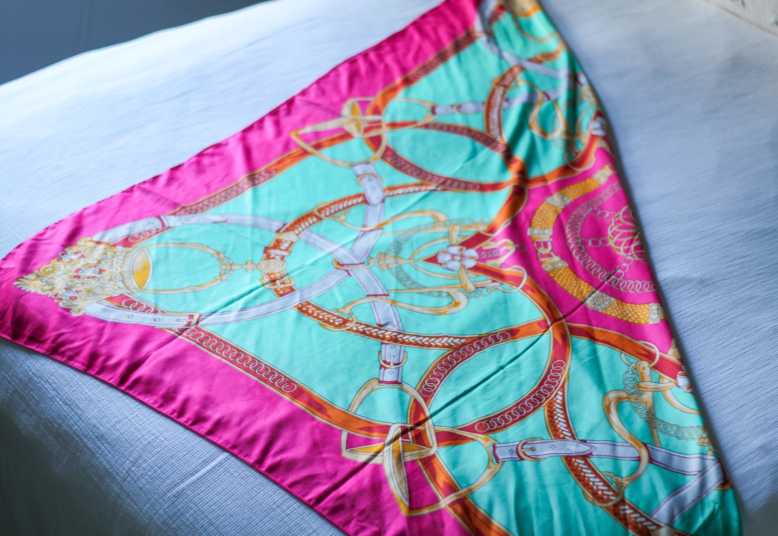 Prep In Your Step How To Tie A Silk Scarf {Where to Find Affordable