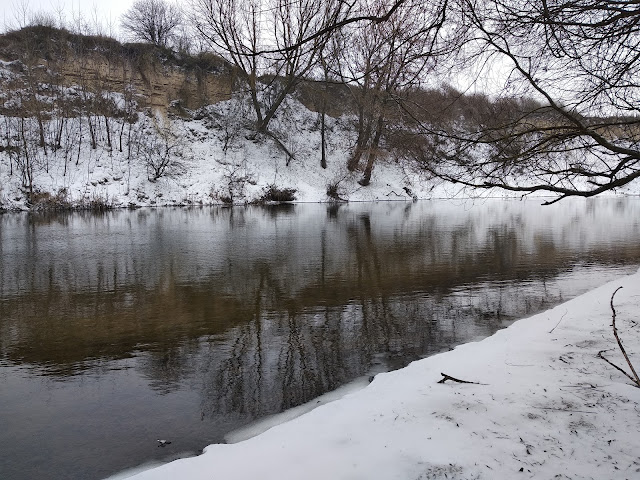 Зимові пейзажі на р. Стир
