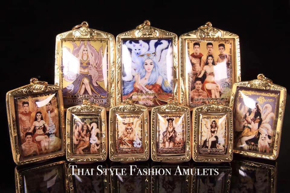 Thai Style Fashion Amulets: 泰国九尾狐传奇阿赞欧查be.2563 九尾狐仙 